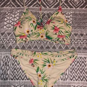 Cabana del Sol Bikini Set Floral Size Small